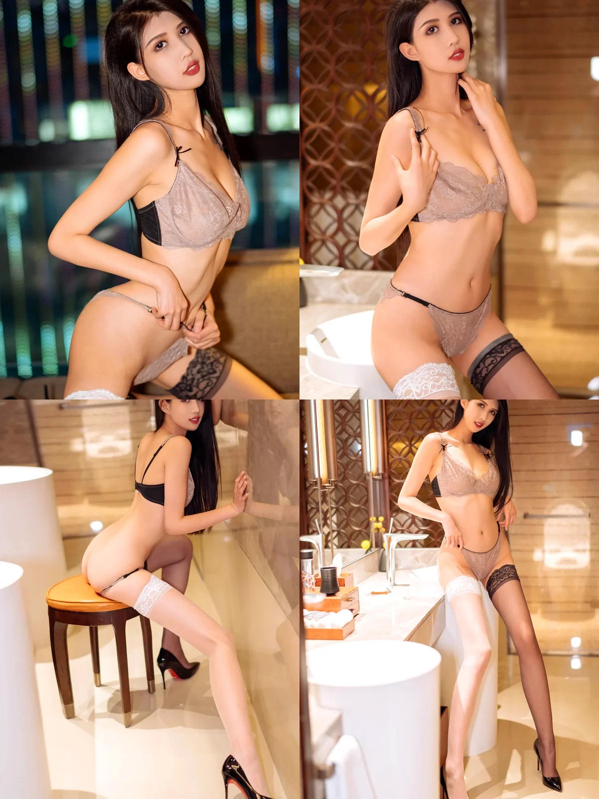[HuaYang花漾]-第198期葛征Model写真-黑丝袜写真